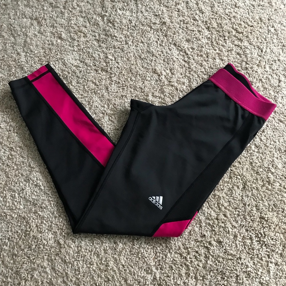 Adidas Black and Pink leggings